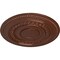 Ekena Millwork Oldham Ceiling Medallion (Fits Canopies up to 8 5/8"), Hand-Painted Copper Penny, 18"OD x 1 1/4"P CM18OLCPS - alternate 2